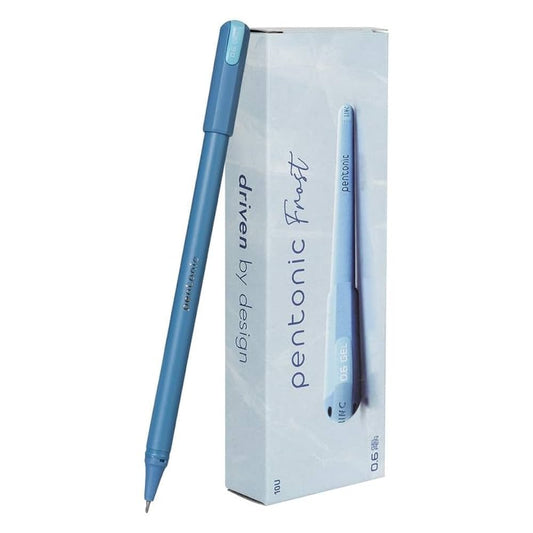PENTONIC FROST BALL PEN PACK OF 10PCS - BLUE