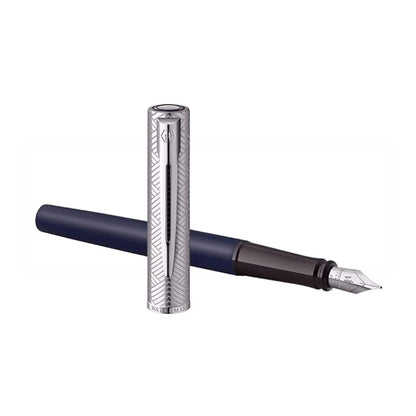 WATERMAN ALLURE DELUXE BLUE CT FOUNTAIN PEN