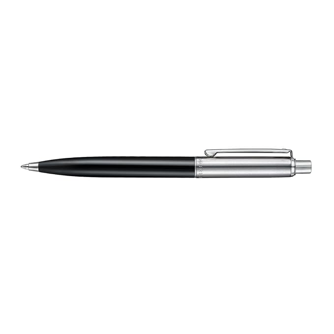 SHEAFFER 332 BRUSHED GLOSS BLACK CHROME TRIM BALL PEN