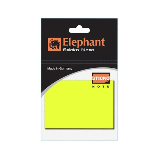 ELEPHANT 159719 2*3 STICKY NOTES YL