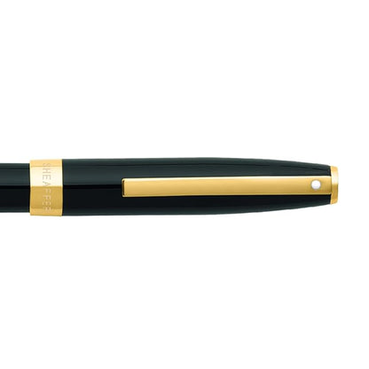 SHEAFFER 9471 GLOSS BLACK WITH GT M FOUNTAIN PEN