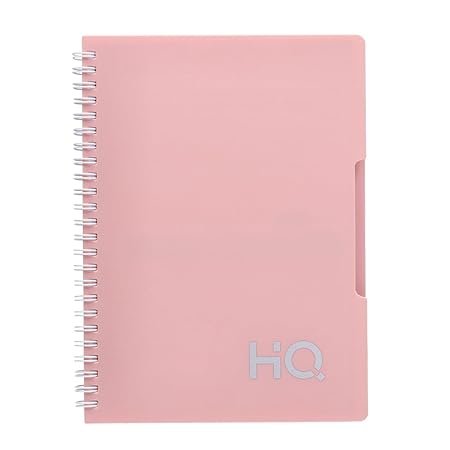 HQ 27038 B5 1 SUBJECT NOTEBOOK SALMON PINK 160PAGES