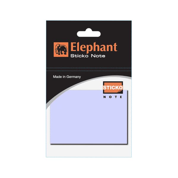 ELEPHANT 155032 3*3 STICKY NOTES PURPLE