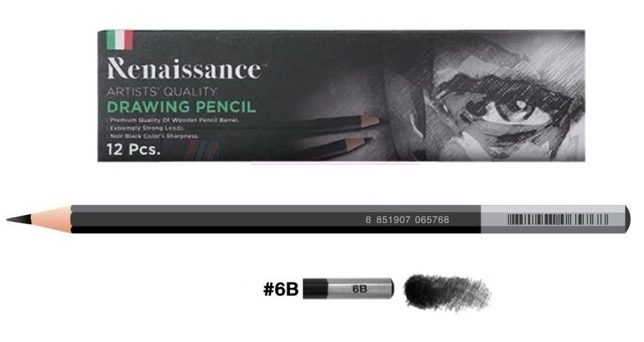 RNS 200084 DRAWING PENCIL 6B 30