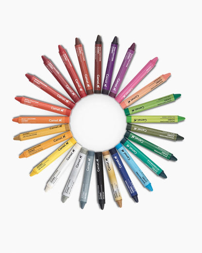 CAMLIN WAX 12 COL JUMBO