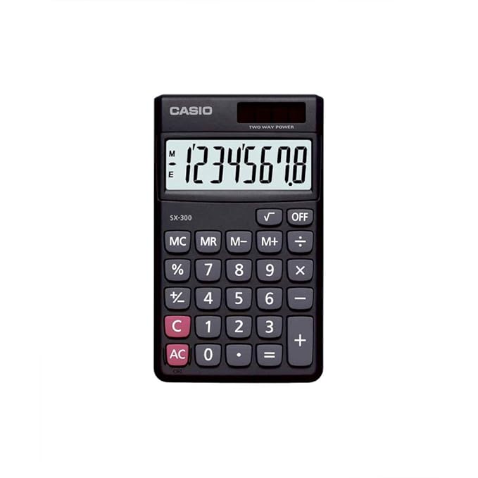 CASIO SX 300 W CALCULATOR