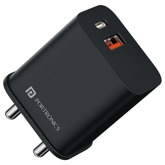 PORTRONICS 1023 ADAPTO 20B MACH CHARGER BLACK