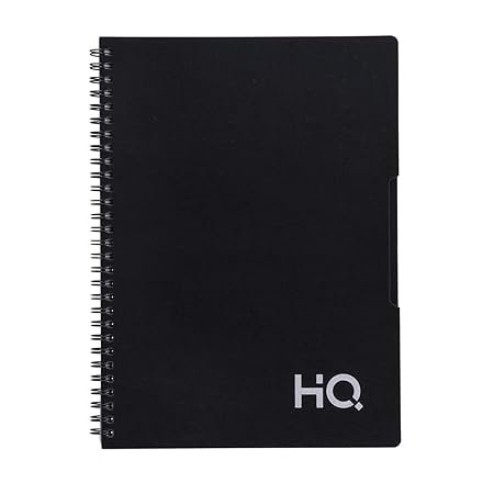 HQ 27001 B5 1 SUBJECT NOTEBOOK BLACK 160PAGES