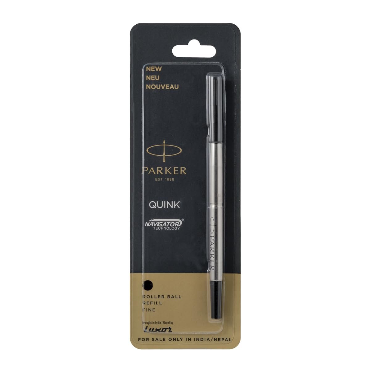 PARKER REFILL FINE BLACK ROLLER BALL
