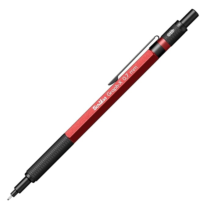 SCRIKSS 88446 0.7MM MECHENICAL PENCIL RED