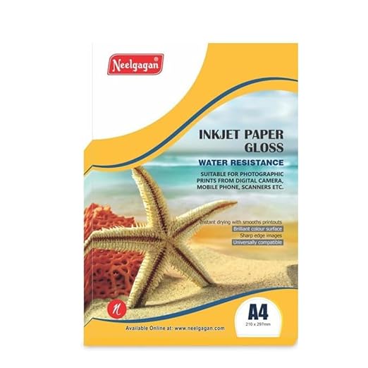 NEELGAGAN GLOSSY PAPER 130GSM 25SHT