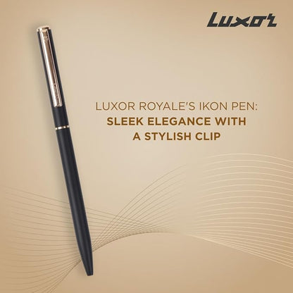 LUXOR ROYALE 2561 IKON MATTE BLACK BALL PEN