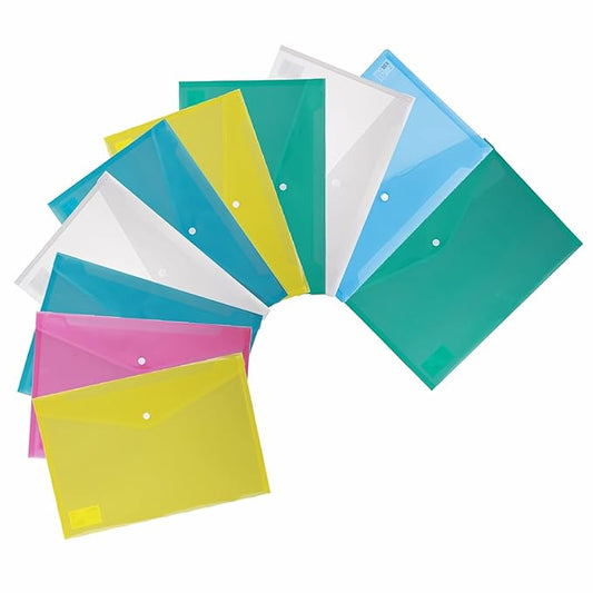 DELI 38165 FILE BAG TRANSPARENT