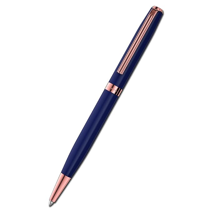 INTELLIO BP12RGP1 RHEIN  BALL PEN BLUE & ROSE GOLD