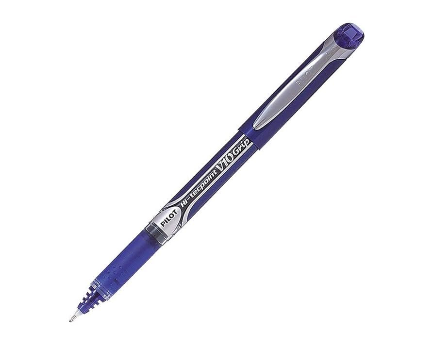 PILOT 1108 HI-TECPOINT V10 GRIP PEN - BLUE