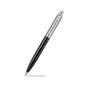 SHEAFFER 332 BRUSHED GLOSS BLACK CHROME TRIM BALL PEN
