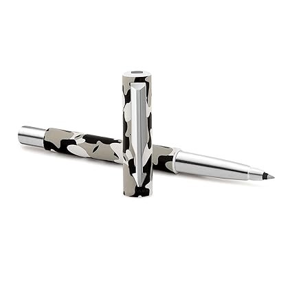 PARKER VECTOR SPECIAL EDITION CAMOUFLAGE CHROME TRIM ROLLER BALL PEN