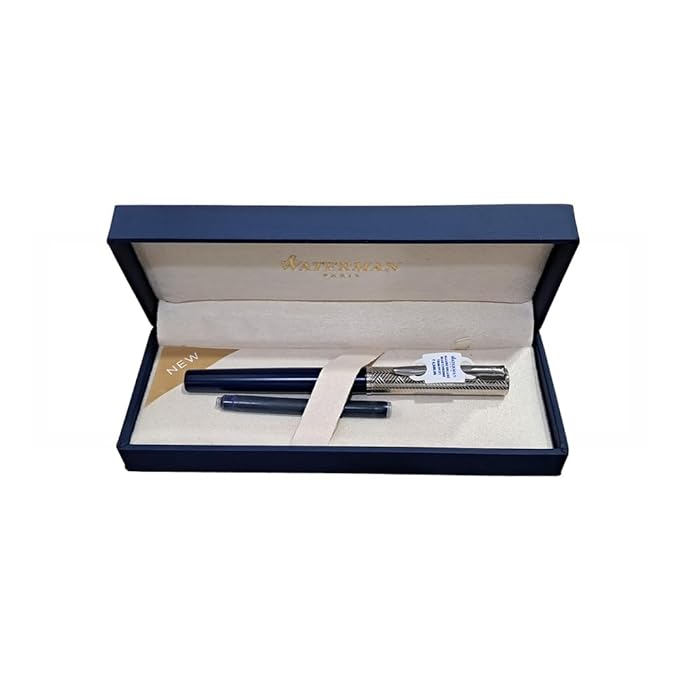 WATERMAN ALLURE DELUXE BLUE CT FOUNTAIN PEN