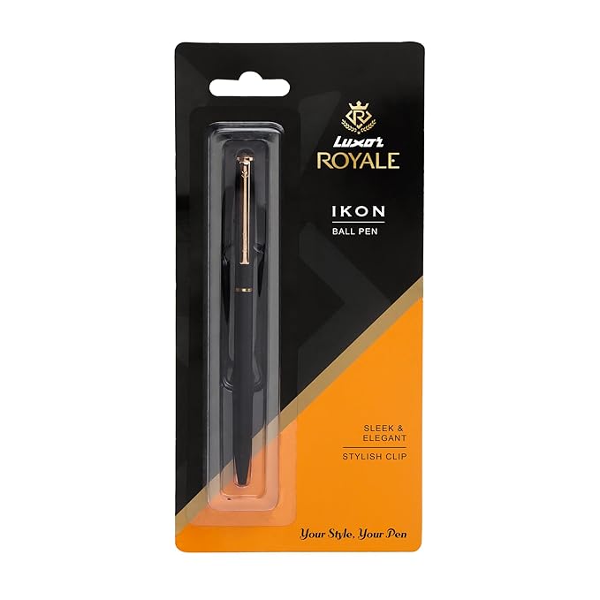 LUXOR ROYALE 2561 IKON MATTE BLACK BALL PEN