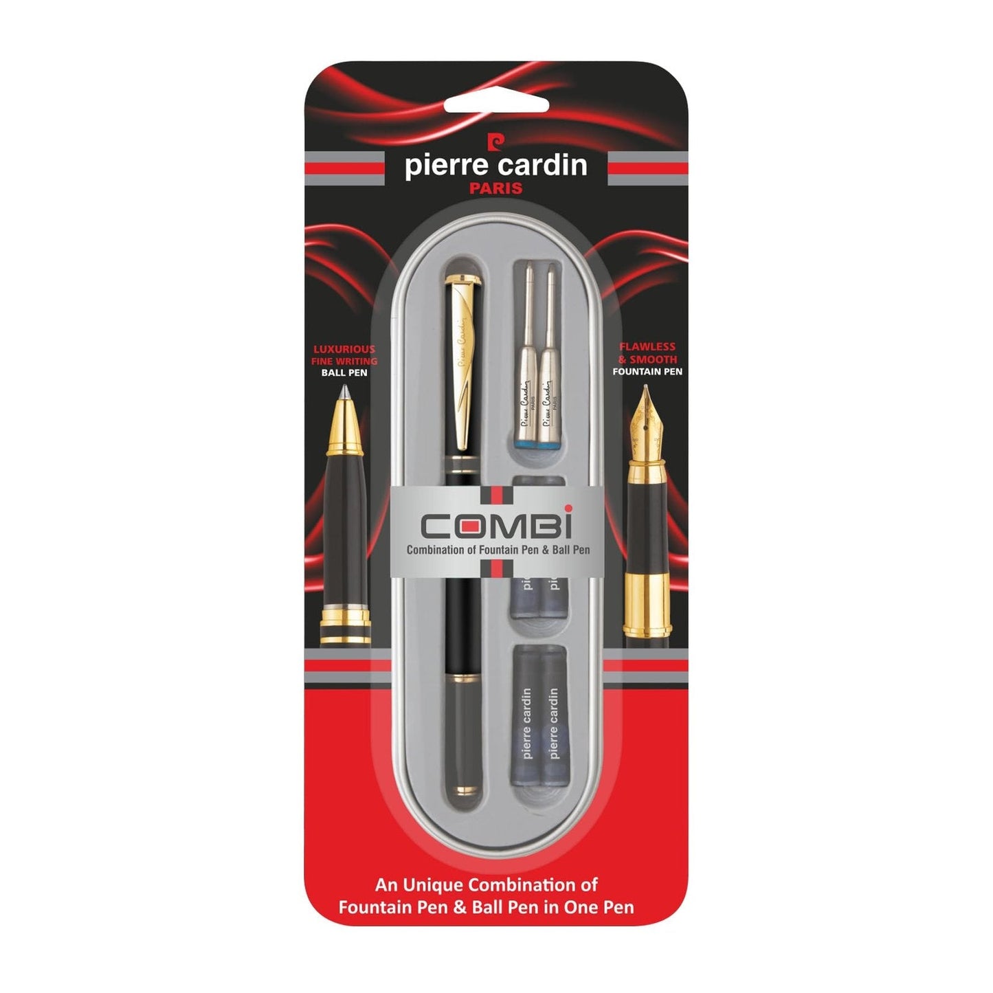PIERRE CARDIN COMBI SET FOUNTAIN PEN+BALL PEN