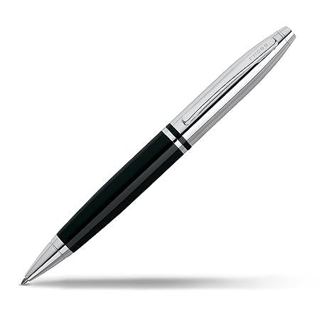 CROSS AT0112-2 CALAIS BLACK & CHROME BALL PEN