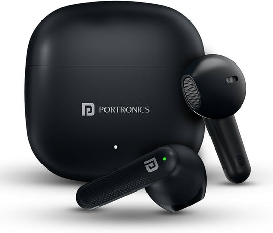 PORTRONICS 2533 BT EARPODS TWINS S18 BLACK