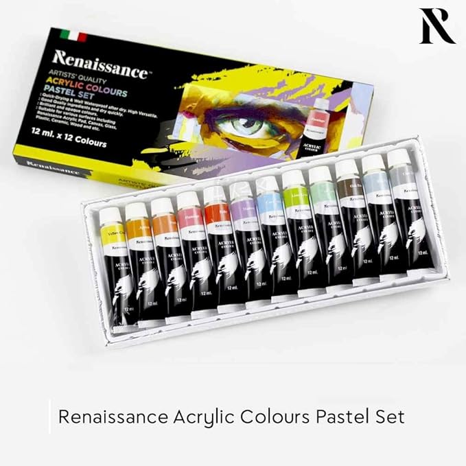 RENAISSANCE 275891 ACRYLIC PASTEL 12 SET