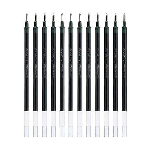 UNIBALL REFILL UMR-10 BLACK 12N PACK