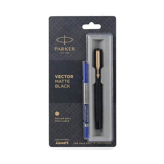 PARKER VECTOR MATTE BLACK GT ROLLER BALL