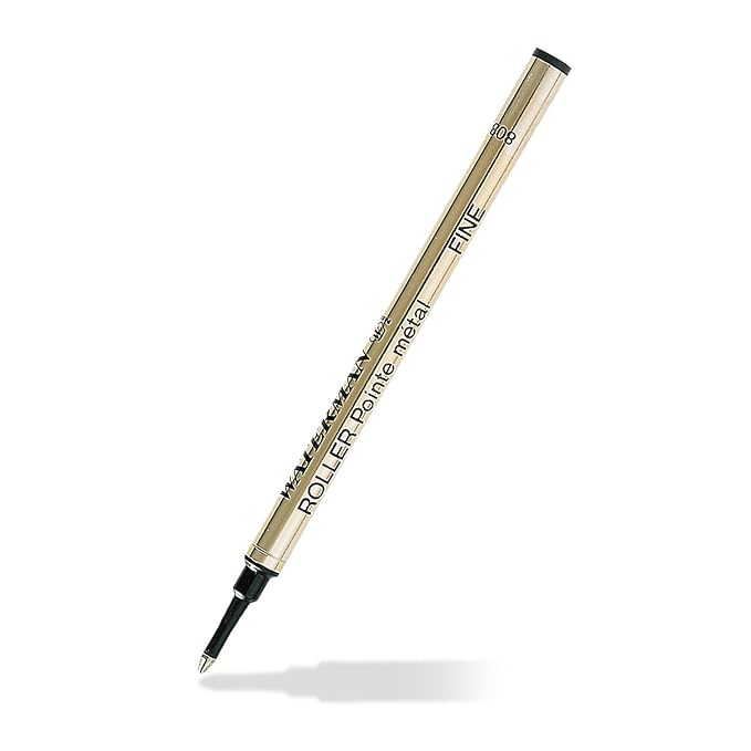 WATERMAN REFILL BLACK FINE ROLLER BALL 0.8MM