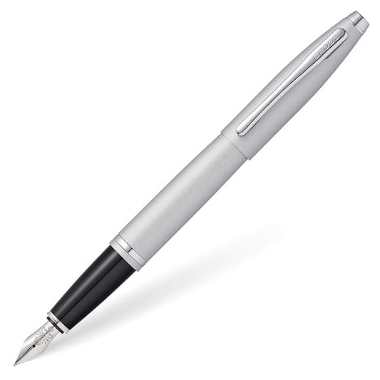 CROSS AT0116-16 CALAIS FOUNTAIN PEN SATIN CHROME TRIM