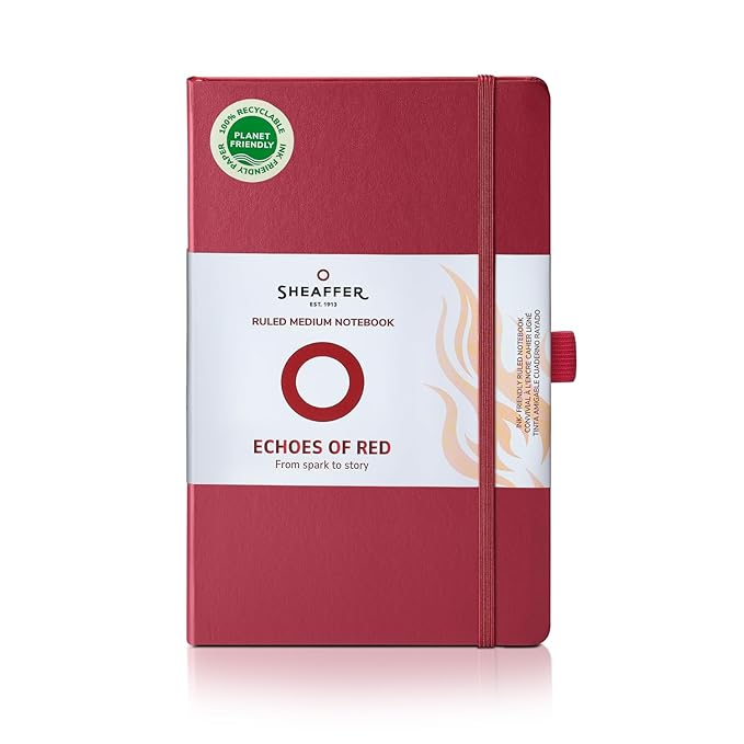 SHEAFFER 36585 ECHOES OF RED A6 NOTEBOOK RED