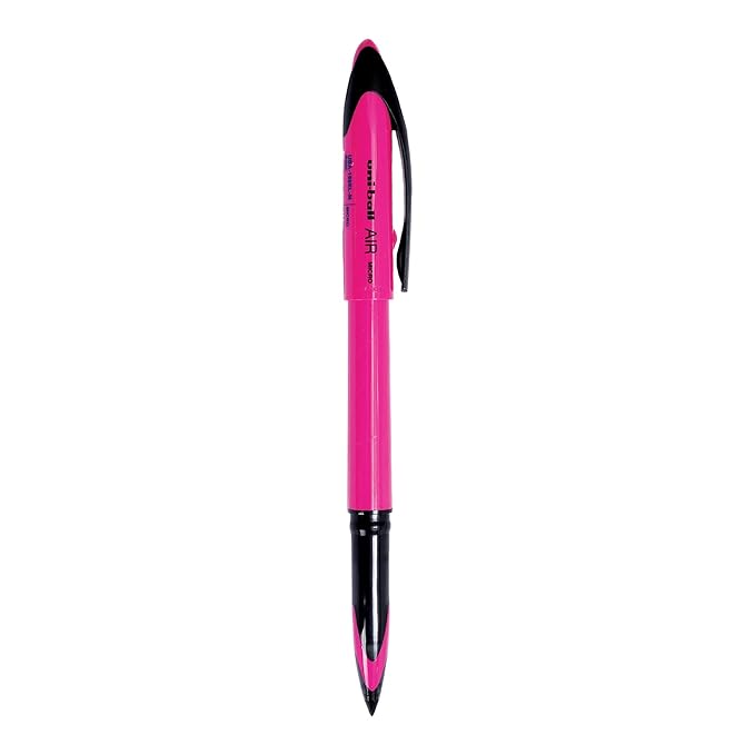 UNIBALL 188EL-M MICRO BODY PINK INK BLUE ROLLER BALL PEN