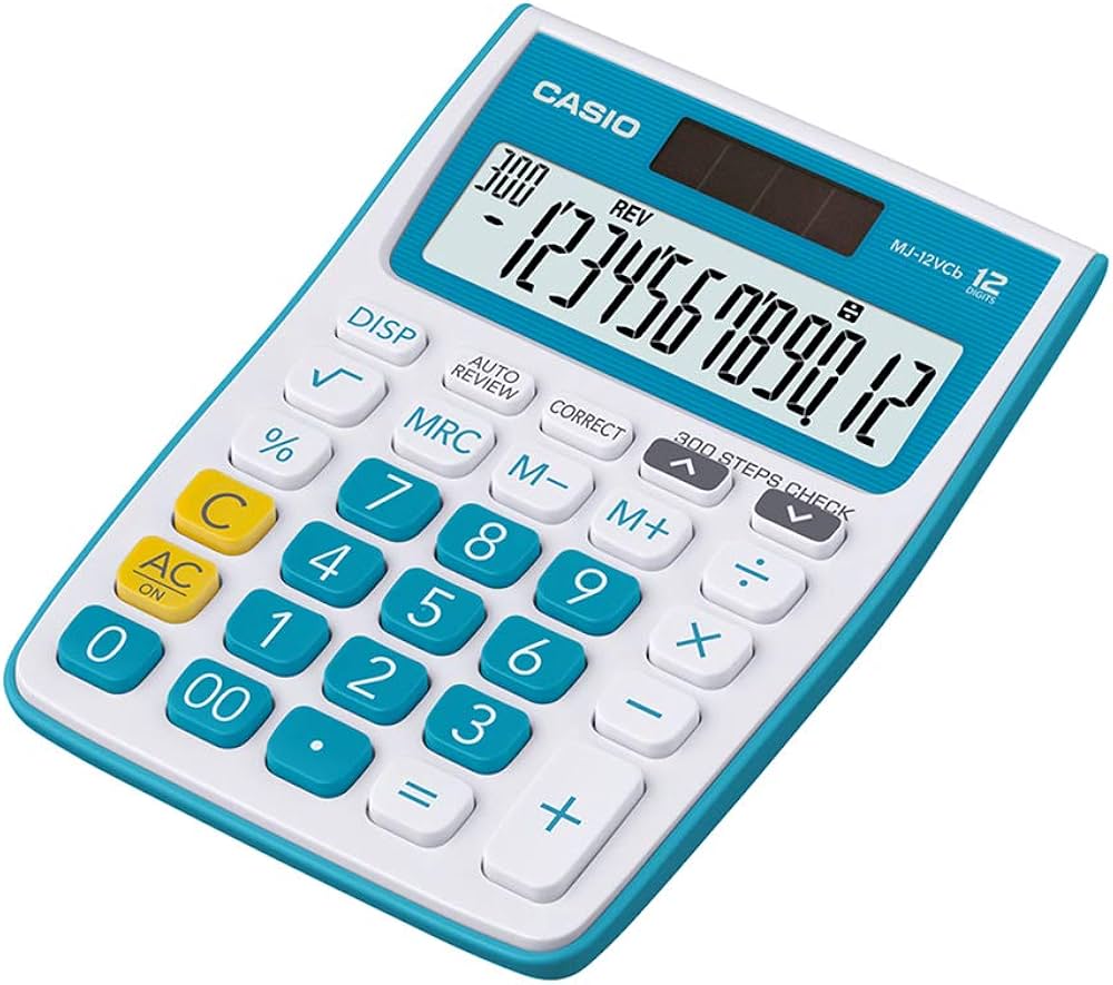 CASIO MJ 12VCB BL CALCULATOR 535
