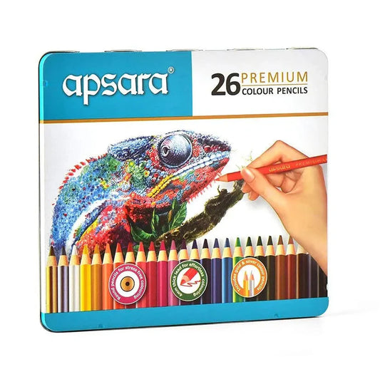 NATRAAJ APSARA FS 26 COLOUR TIN PACK