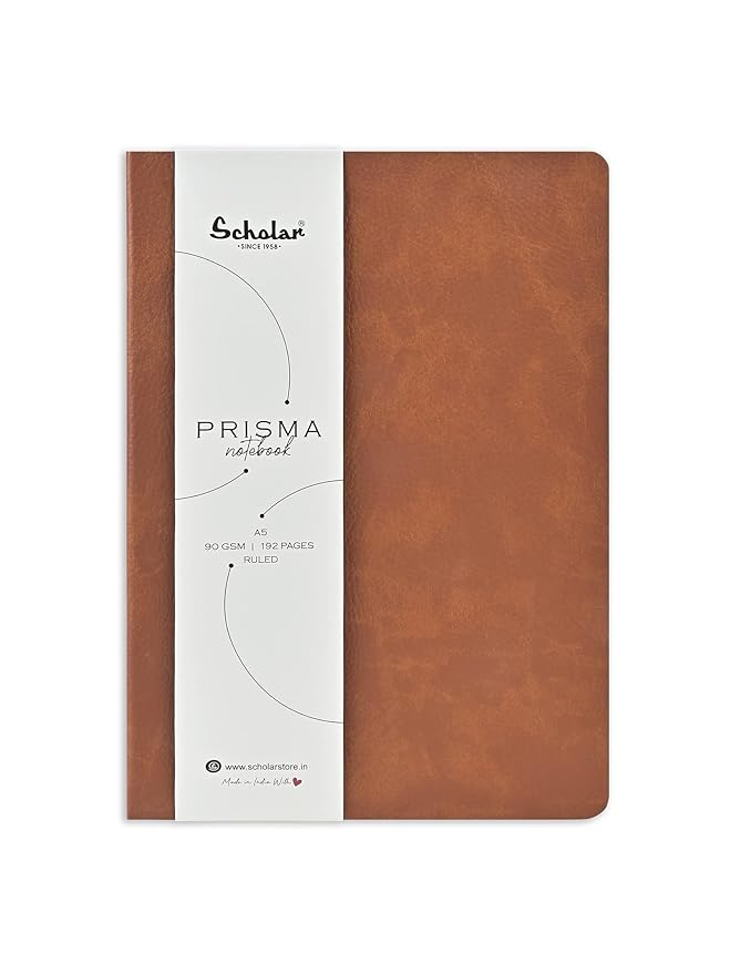 SCHOLAR PSM2T PRISMA NOTEBOOK A5 TAN