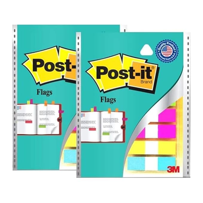 3M POST-IT FLAGS 3 COLOUM