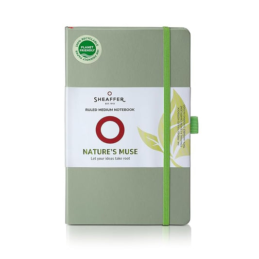 SHEAFFER 36604 NATURE'S MUSE A5 NOTEBOOK GREEN