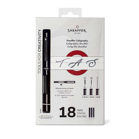 SHEAFFER 93402 CALLIGRAPHY MINI KIT FINE, MEDIUM, BOARD FOUNTAIN PEN