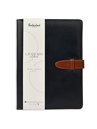 SCH LEG2 A5 LEGEND NOTEBOOK CHARCOAL 450