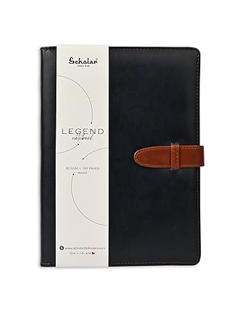 SCHOLAR LEG3 B5 LEGEND NOTEBOOK - MIDNIGHT BLUE