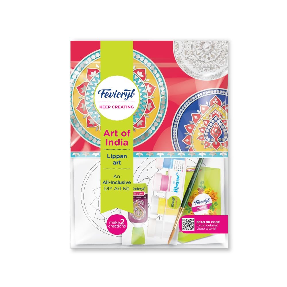 FEVICRYL ART OF INDIA LIPPAN TRADITIONAL ART KIT