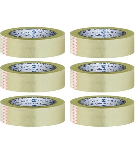 NEELGAGAN TAPE CLEAR 24MM X 65MTR PACK OF 6PCS