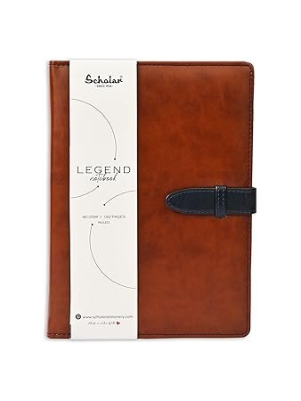 SCHOLAR LEG3 B5 LEGEND NOTEBOOK - TAN
