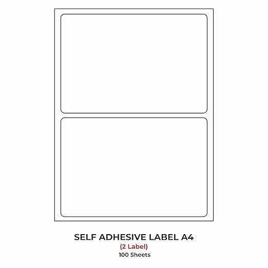 NEELGAGAN BUSINESS LABEL A4 WHITE ST 2
