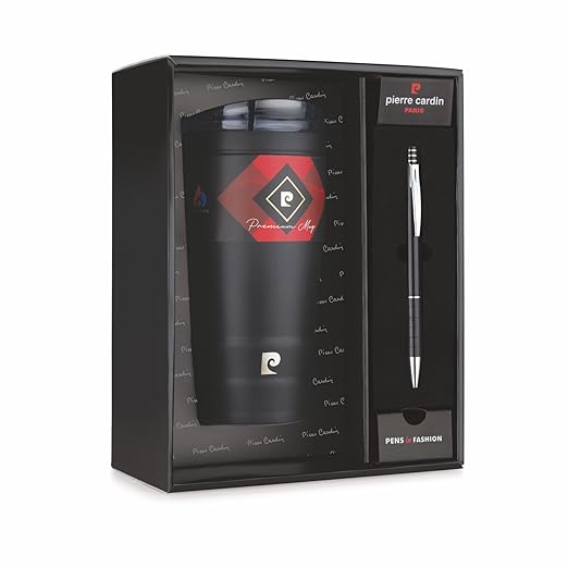 PIERRE CARDIN L'AMOR SET BALL PEN +NOTEBOOK+MUG