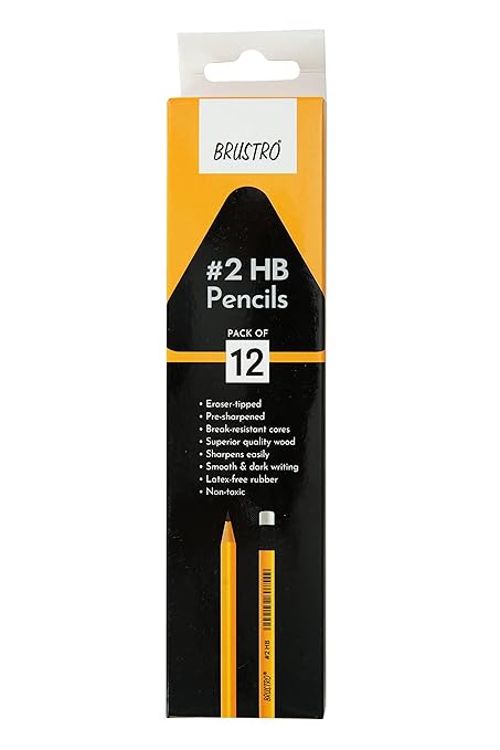 BRUSTRO 2HB PENCILS 12N 99