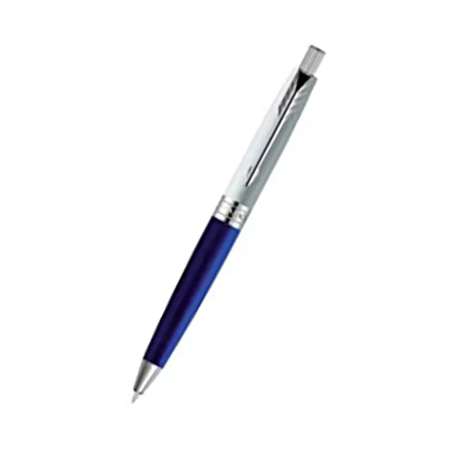 PARKER ASTER SILVER BLUE CHROME TRIM BALL PEN
