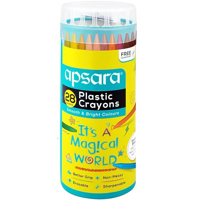 NATARAJ APSARA PLASTIC CRAYON 12N