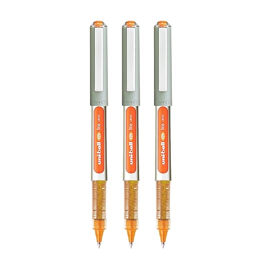 UNIBALL 157 EYE 0.7MM ORANGE ROLLER BALL PEN